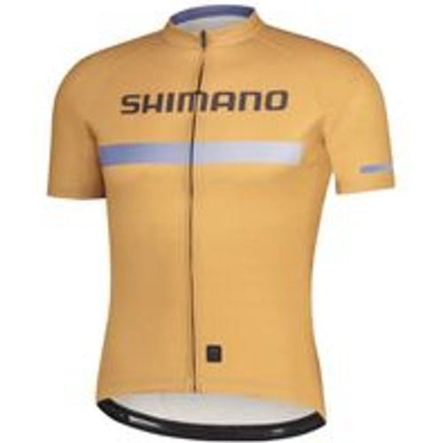 LOGO Short Sleeve Jersey, Matte Gold - Shimano - Modalova