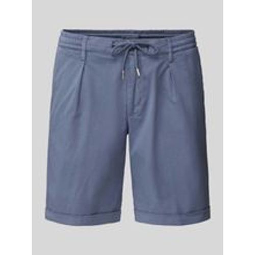 Bermudas in unifarbenem Design mit Tunnelzug - Profuomo - Modalova