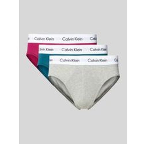 Slip mit Label-Bund im 3er-Pack - Calvin Klein Underwear - Modalova