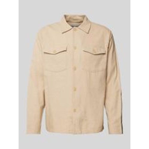 Overshirt mit Leinen-Anteil Modell 'BRODY' - Selected Homme - Modalova