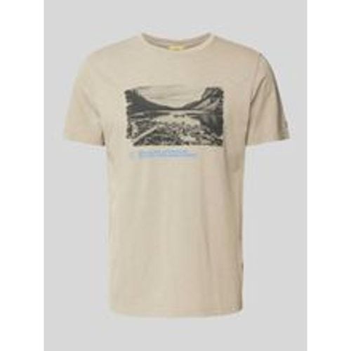 T-Shirt mit Label-Print - camel active - Modalova