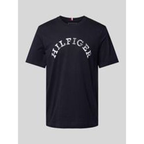 T-Shirt mit Label-Print - Tommy Hilfiger - Modalova