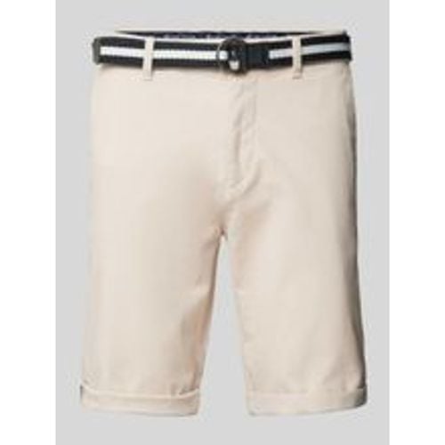 Slim Fit Chino-Shorts mit Gürtel - Tom Tailor - Modalova