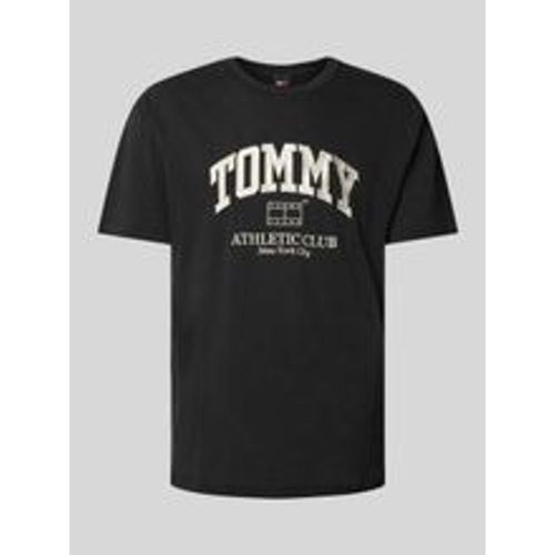 T-Shirt mit Label-Print - Tommy Jeans - Modalova