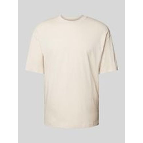 T-Shirt mit geripptem Rundhalsausschnitt Modell 'BRADLEY' - jack & jones - Modalova