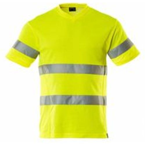 T-Shirt, V-Ausschnitt, moderne Passform T-shirt Gr. m, hi-vis gelb - Mascot - Modalova