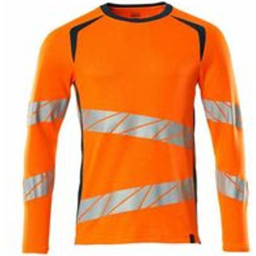 T-Shirt, langarm 19081-771-1444 Gr. 3XL hi-vis orange/dunkelpetroleum - Mascot - Modalova