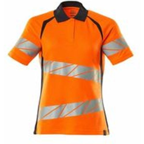 Damen-Polo-shirt 19093-771-14010 Gr. s hi-vis orange/schwarzblau - Mascot - Modalova