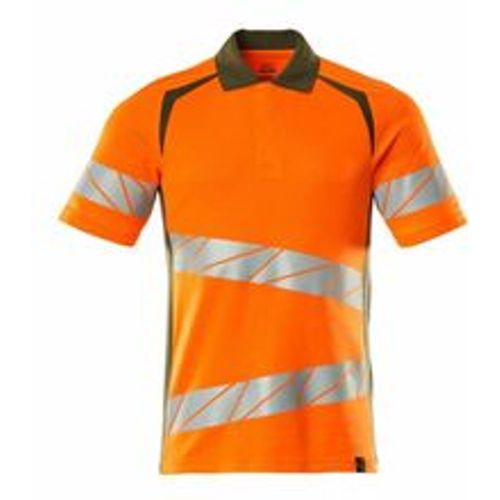 Polo-Shirt, moderne Passform Polo-shirt Gr. 2XLONE, hi-vis orange/moosgrün - Mascot - Modalova