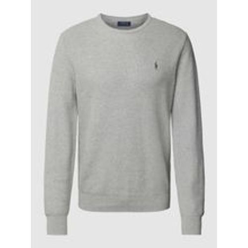 Pullover mit Strukturmuster und Label-Stitching - Polo Ralph Lauren - Modalova