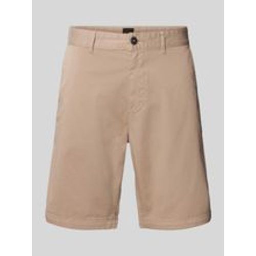 Slim Fit Chinoshorts mit Gürtelschlaufen - Boss Orange - Modalova