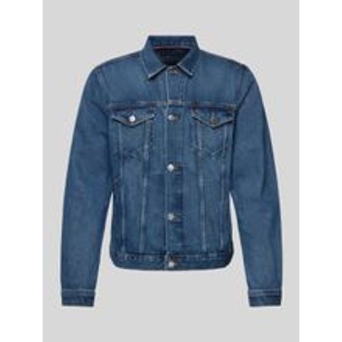 Jeansjacke mit Label-Patch Modell 'TRUCKER' - Tommy Hilfiger - Modalova