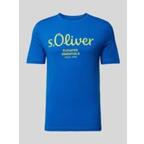 T-Shirt mit Rundhalsausschnitt - s.Oliver RED LABEL - Modalova