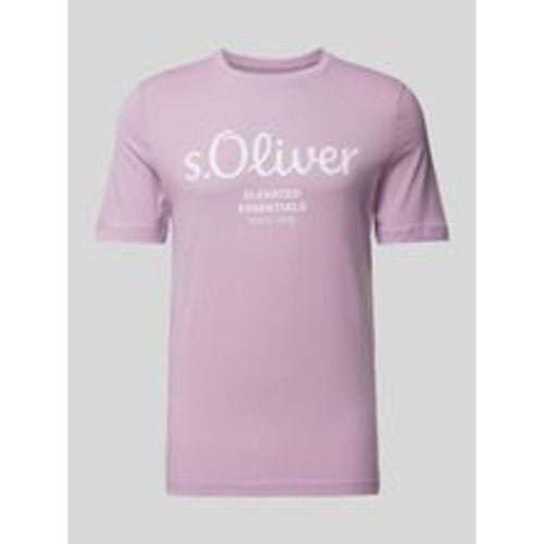 T-Shirt mit Rundhalsausschnitt - s.Oliver RED LABEL - Modalova