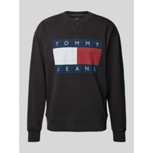 Relaxed Fit Sweatshirt mit Label-Print - Tommy Jeans - Modalova