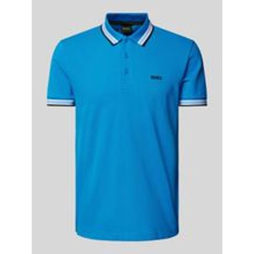 Regular Fit Poloshirt mit Label-Stitching Modell 'PADDY' - BOSS Green - Modalova