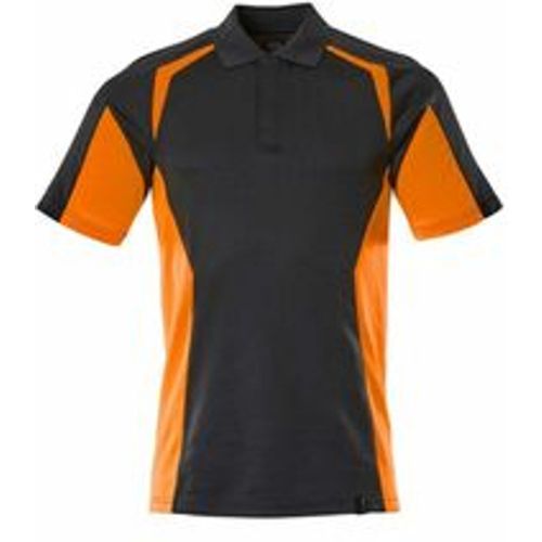 Polo-Shirt, moderne Passform Polo-shirt Gr. xl, schwarzblau/hi-vis orange - Mascot - Modalova