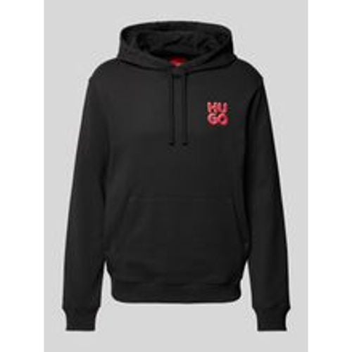 Hoodie mit Label-Print Modell 'Dimonihood' - HUGO - Modalova