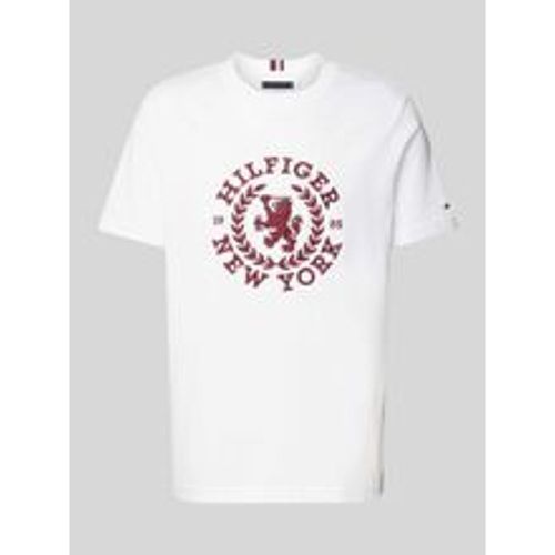 T-Shirt mit Label-Stitching - Tommy Hilfiger - Modalova