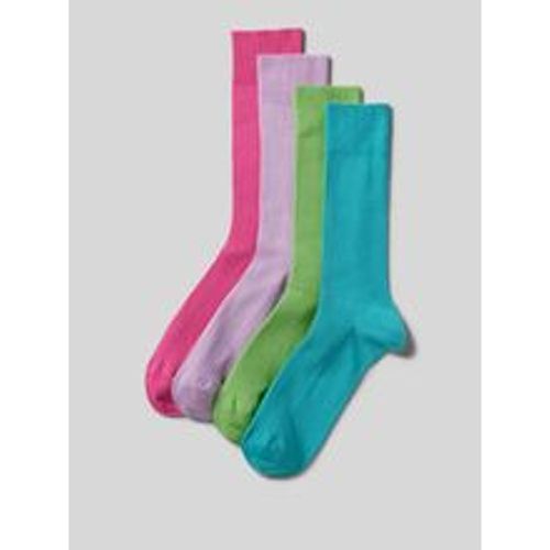 Socken mit Strukturmuster im 4er-Pack - DillySocks - Modalova