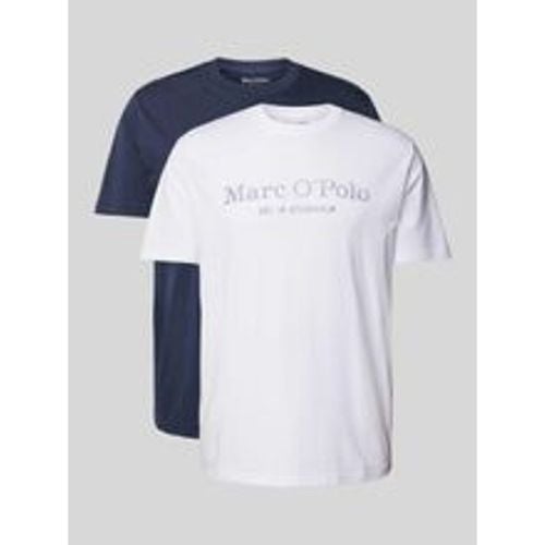 T-Shirt mit Label-Schriftzug - Marc O'Polo - Modalova