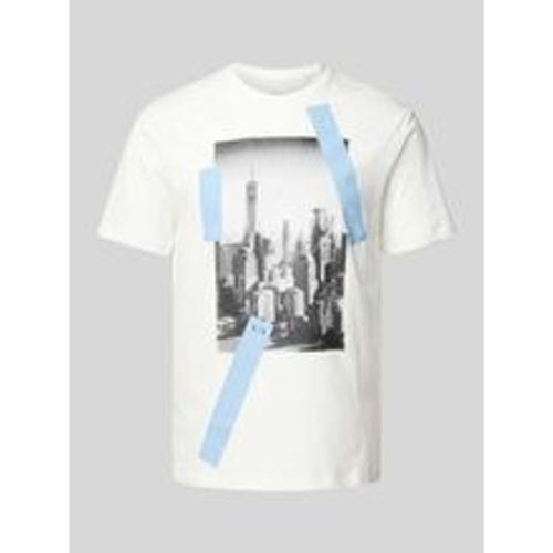 T-Shirt mit Label-Print - Armani Exchange - Modalova