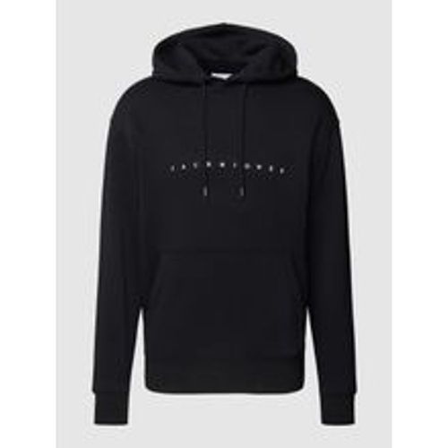 Hoodie mit Label-Print - jack & jones - Modalova