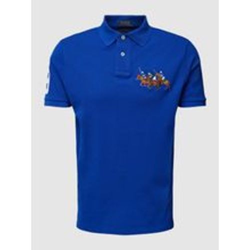 Custom Slim Fit Poloshirt mit Motiv-Stitching - Polo Ralph Lauren - Modalova