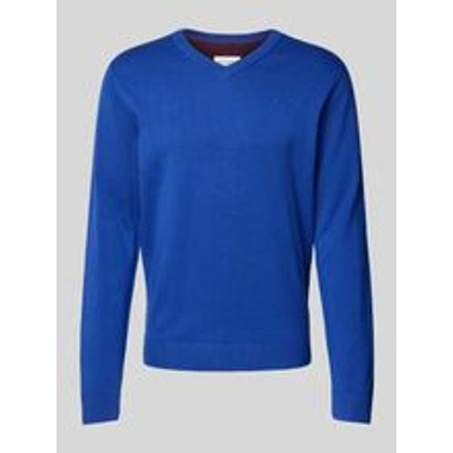 Regular Fit Strickpullover mit V-Ausschnitt - Tom Tailor - Modalova