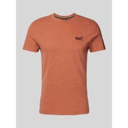 T-Shirt mit Label-Stitching - Superdry - Modalova