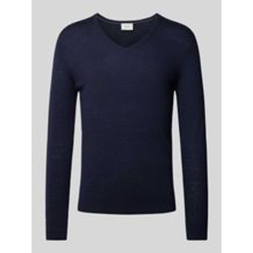 Slim Fit Strickpullover mit gerippten Abschlüssen - Olymp - Modalova