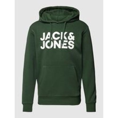 Hoodie mit Label-Detail Modell 'ECORP' - jack & jones - Modalova