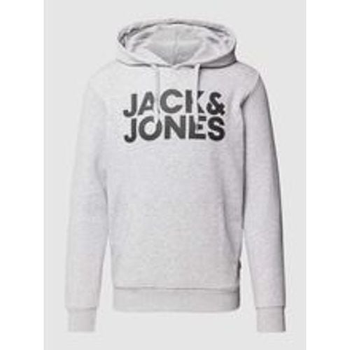 Hoodie mit Label-Detail Modell 'ECORP' - jack & jones - Modalova