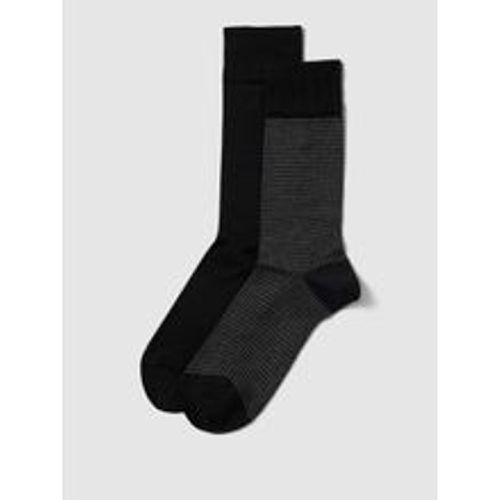 Socken mit Hahnentrittmuster im 2er-Pack - christian berg - Modalova