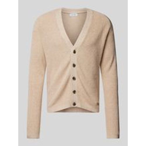 Strickjacke mit Label-Badge Modell 'KNITTED' - Calvin Klein - Modalova