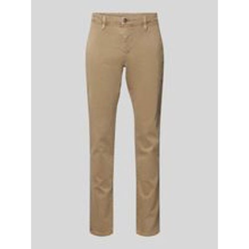 Slim Fit Hose mit Label-Applikation Modell 'Lennox' - MAC - Modalova