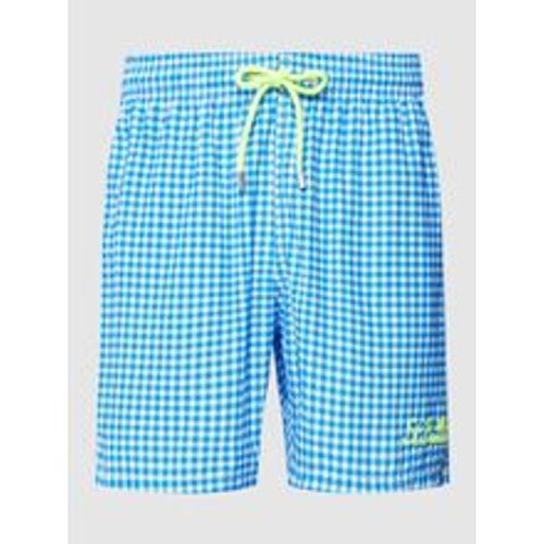 Badehose mit Allover-Muster Modell 'GUSTAVIA' - Mc2 Saint Barth - Modalova