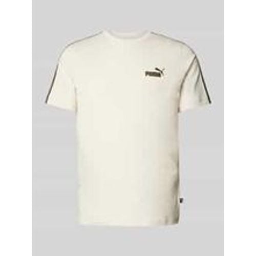 T-Shirt mit Label-Print - Puma - Modalova