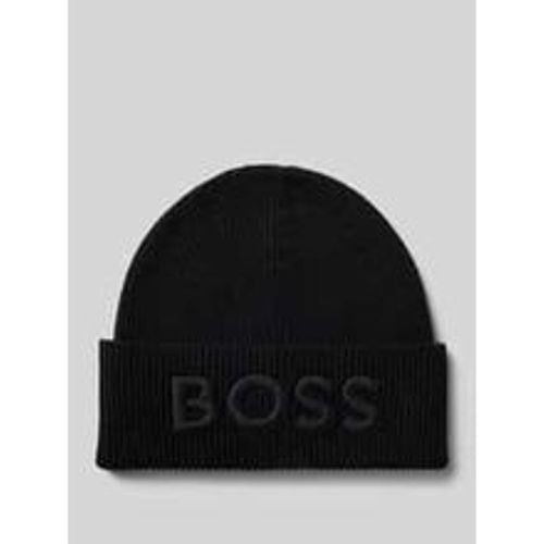 Beanie mit Label-Stitching Modell 'Afox' - Boss - Modalova