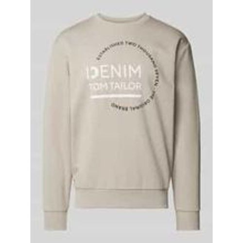 Sweatshirt mit Logo-Print - Tom Tailor Denim - Modalova