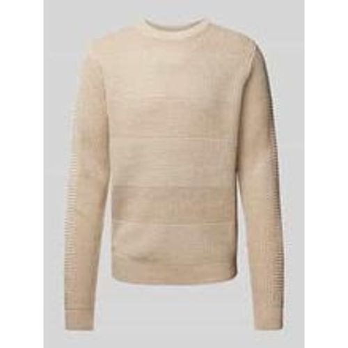 Strickpullover mit Strukturmuster Modell 'HUGO' - jack & jones - Modalova