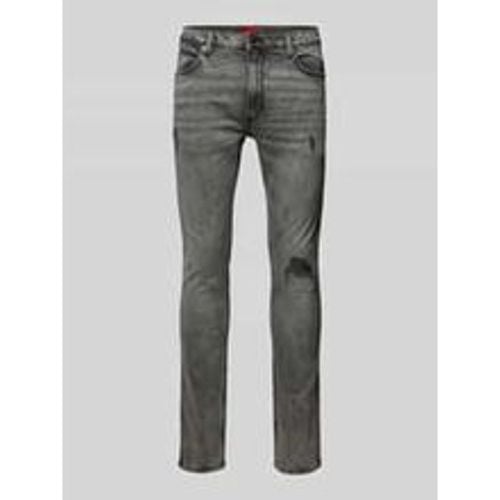 Skinny Fit Jeans im Destroyed-Look Modell ' 734' - HUGO - Modalova