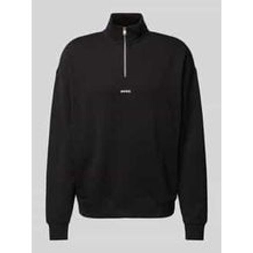 Sweatshirt mit Troyer-Kragen Modell "Durty" - HUGO - Modalova