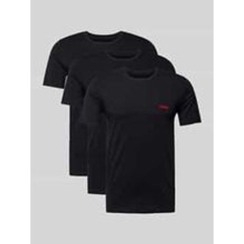 Regular Fit T-Shirt mit Label-Print im 3er-Pack - HUGO - Modalova