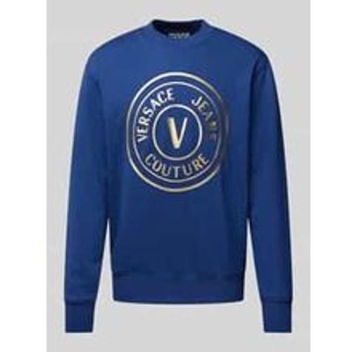 Sweatshirt mit Label-Print - Versace Jeans Couture - Modalova