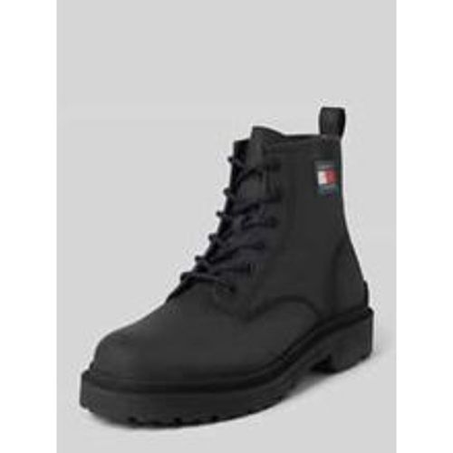 Schnürboots aus Leder mit Label-Patch Modell 'LACE UP' - Tommy Jeans - Modalova