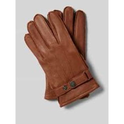 Handschuhe aus Leder mit Label-Detail - Pearlwood - Modalova