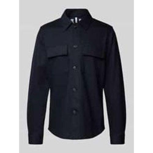 Slim Fit Hemdjacke mit Kentkragen - Profuomo - Modalova