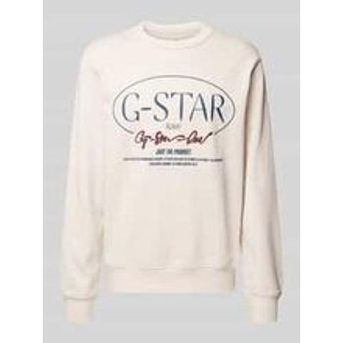 Sweatshirt mit Label-Print - G-Star Raw - Modalova