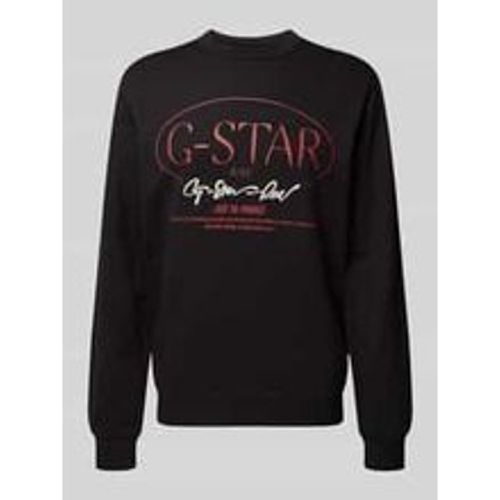 Sweatshirt mit Label-Print - G-Star Raw - Modalova